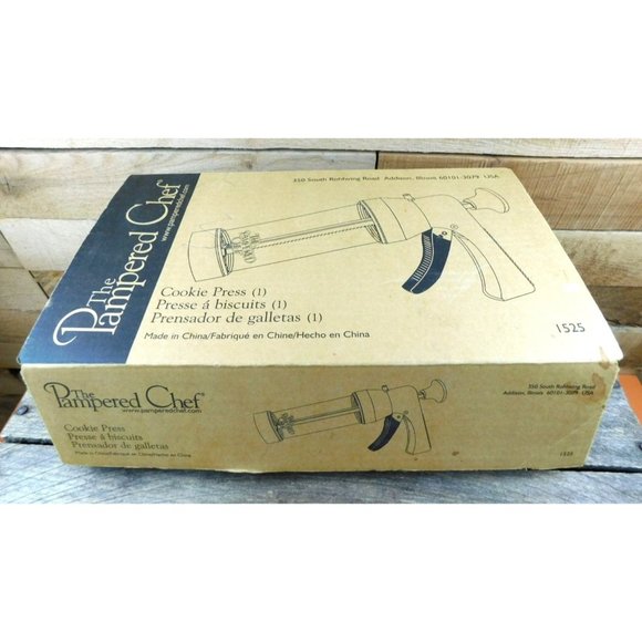 Pampered Chef Kitchen Pampered Chef Cookie Press Set In Box 6 Shape